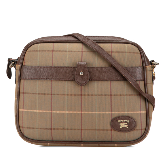 Burberry Handbags - Pre-Loved Burberry Vintage Check Canvas Crossbody